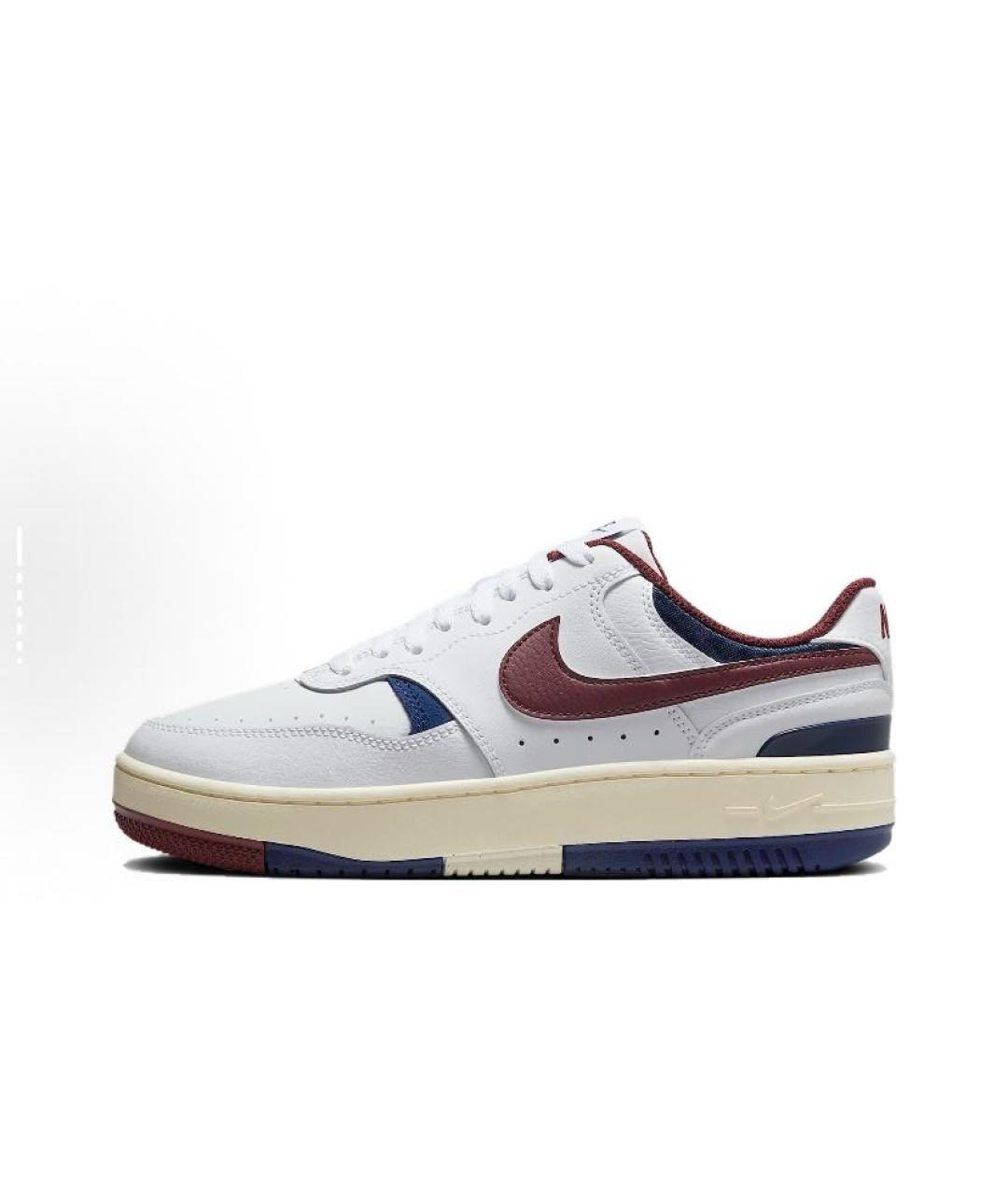 NIKE Белые кожаные низкие кроссовки / кеды, фото 2