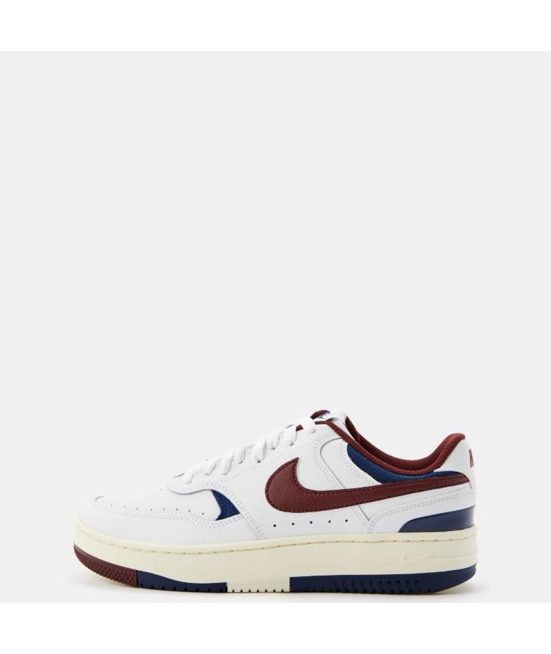 NIKE Белые кожаные низкие кроссовки / кеды, фото 7
