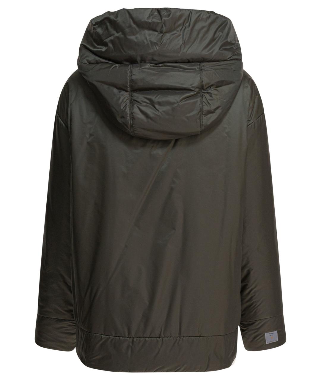 MAX MARA Зеленая полиэстеровая куртка, фото 2