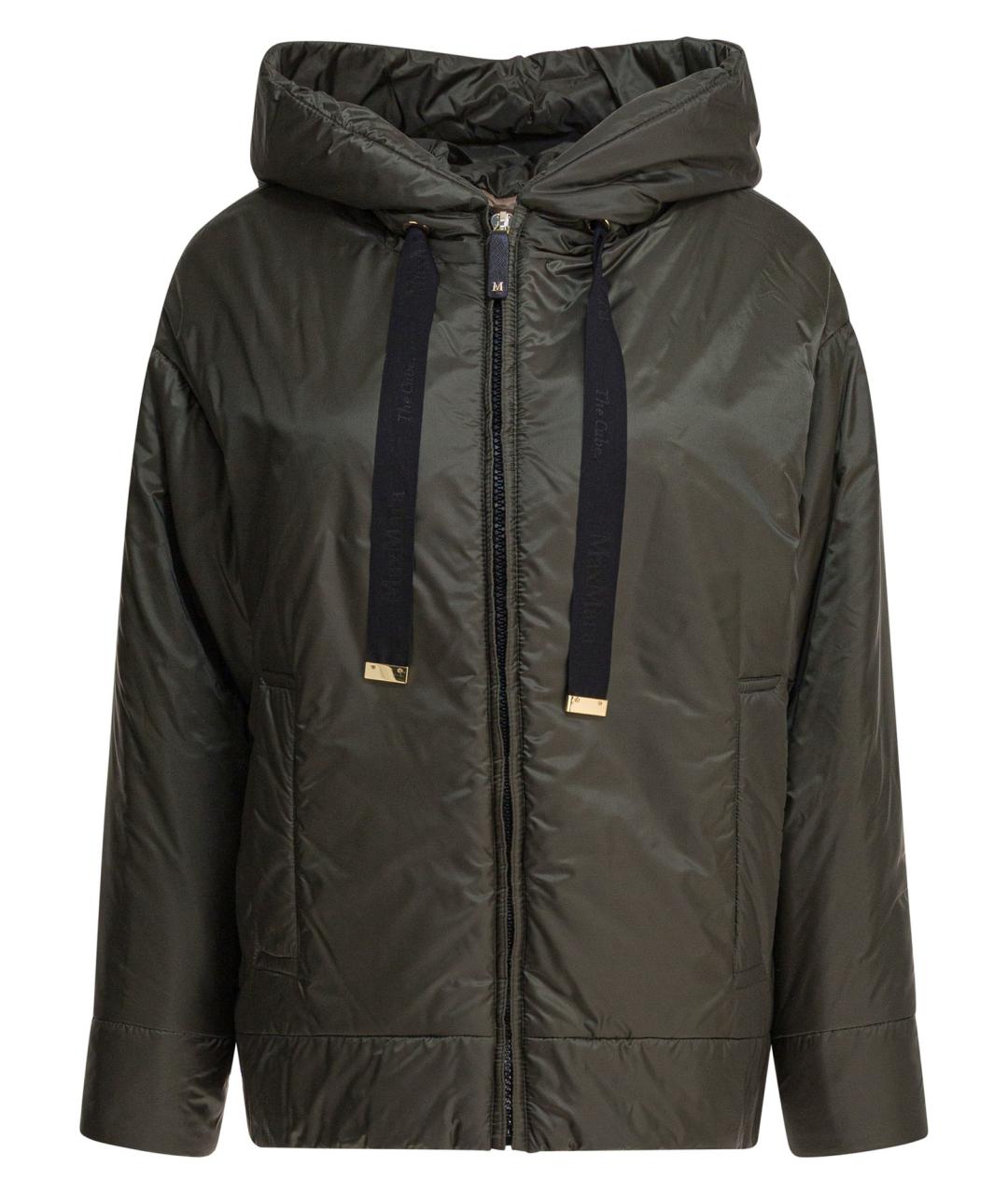 MAX MARA Зеленая полиэстеровая куртка, фото 1
