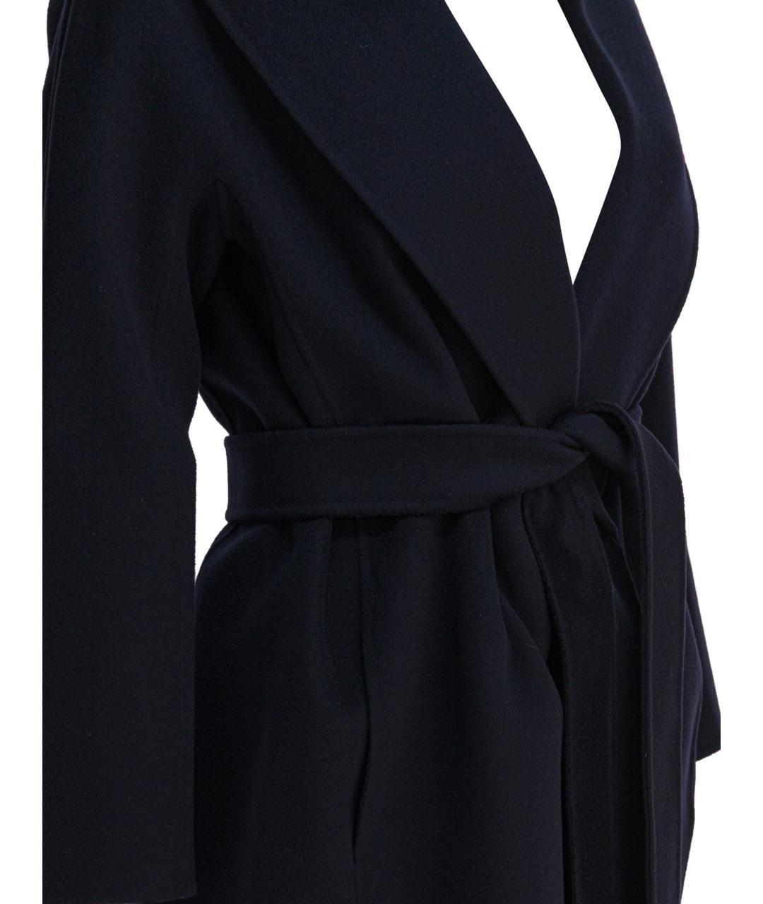 'S MAX MARA Синее шерстяное пальто, фото 4