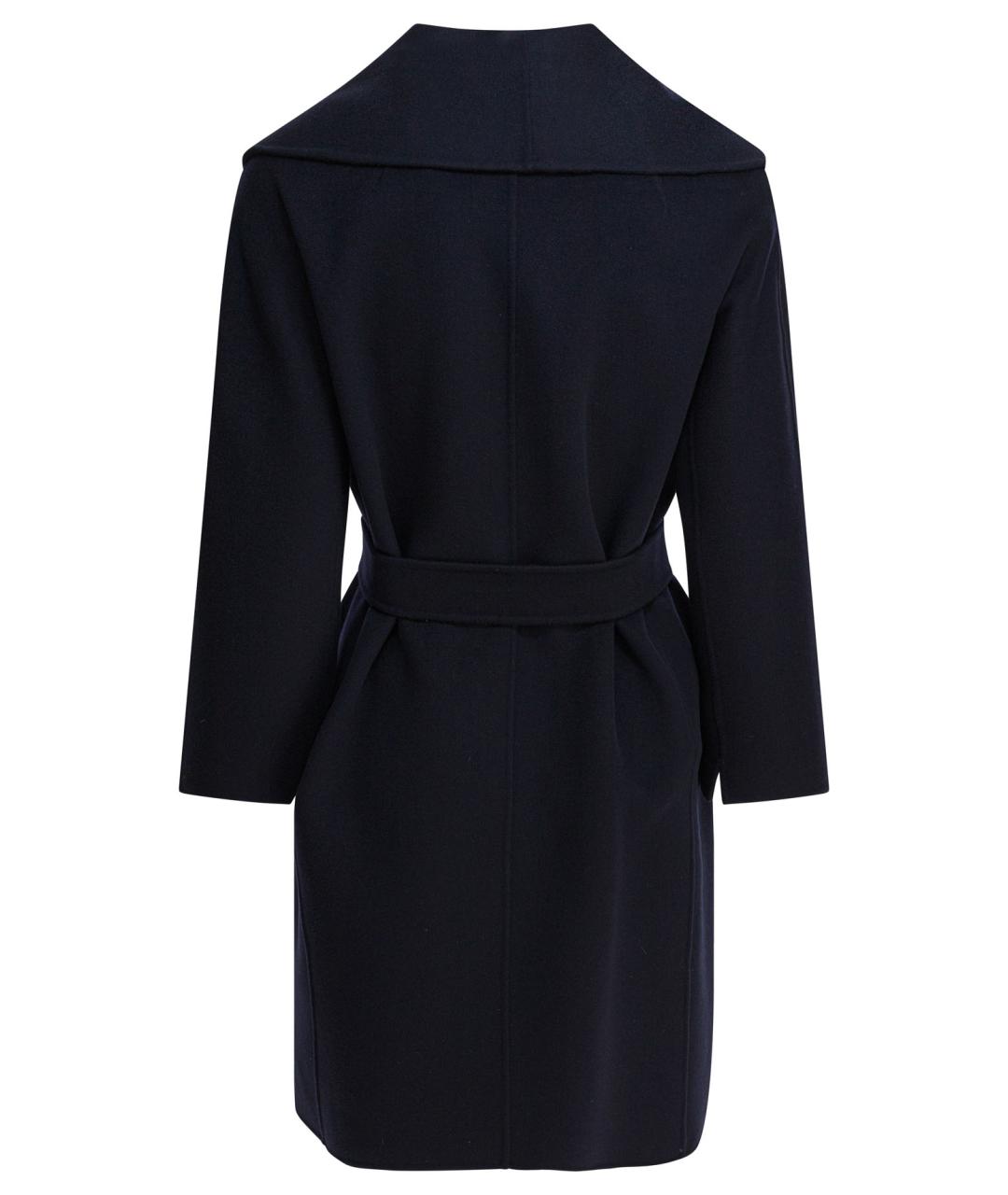 'S MAX MARA Синее шерстяное пальто, фото 2