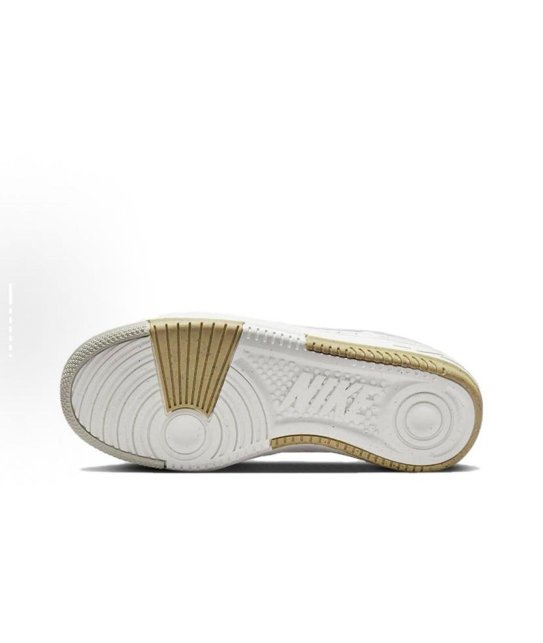 NIKE Белые кожаные низкие кроссовки / кеды, фото 7