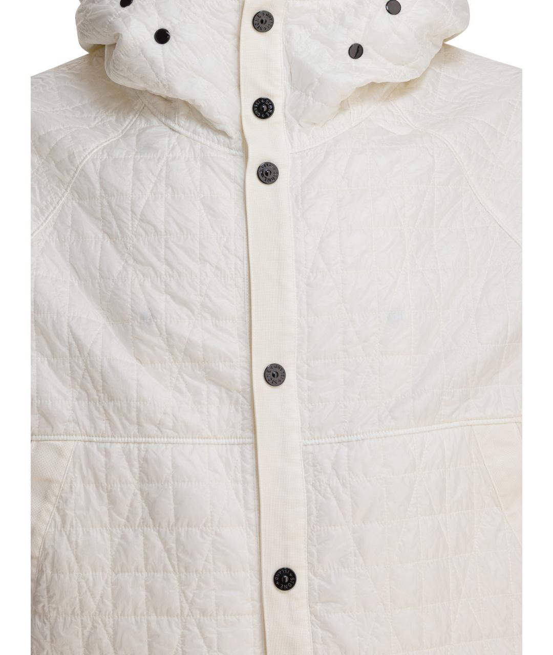 STONE ISLAND Белая полиамидовая куртка, фото 3