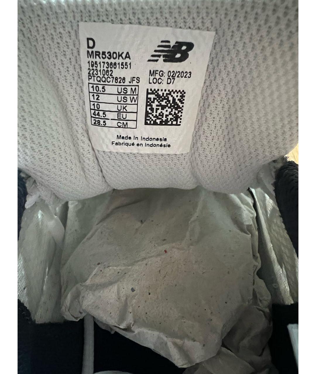 NEW BALANCE Серебряные низкие кроссовки / кеды, фото 5