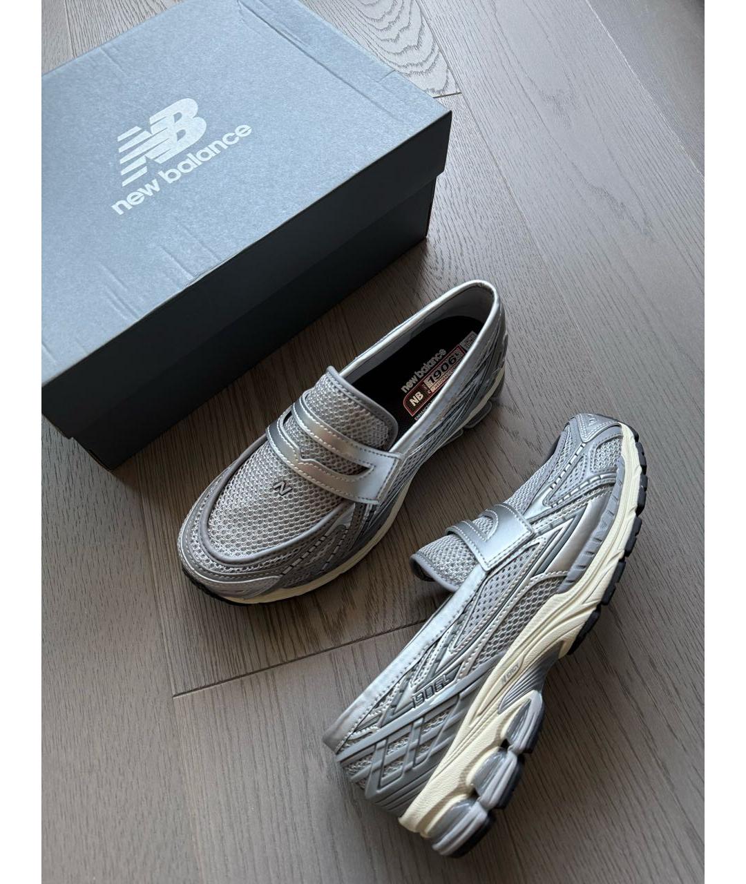 NEW BALANCE Серые лоферы, фото 5
