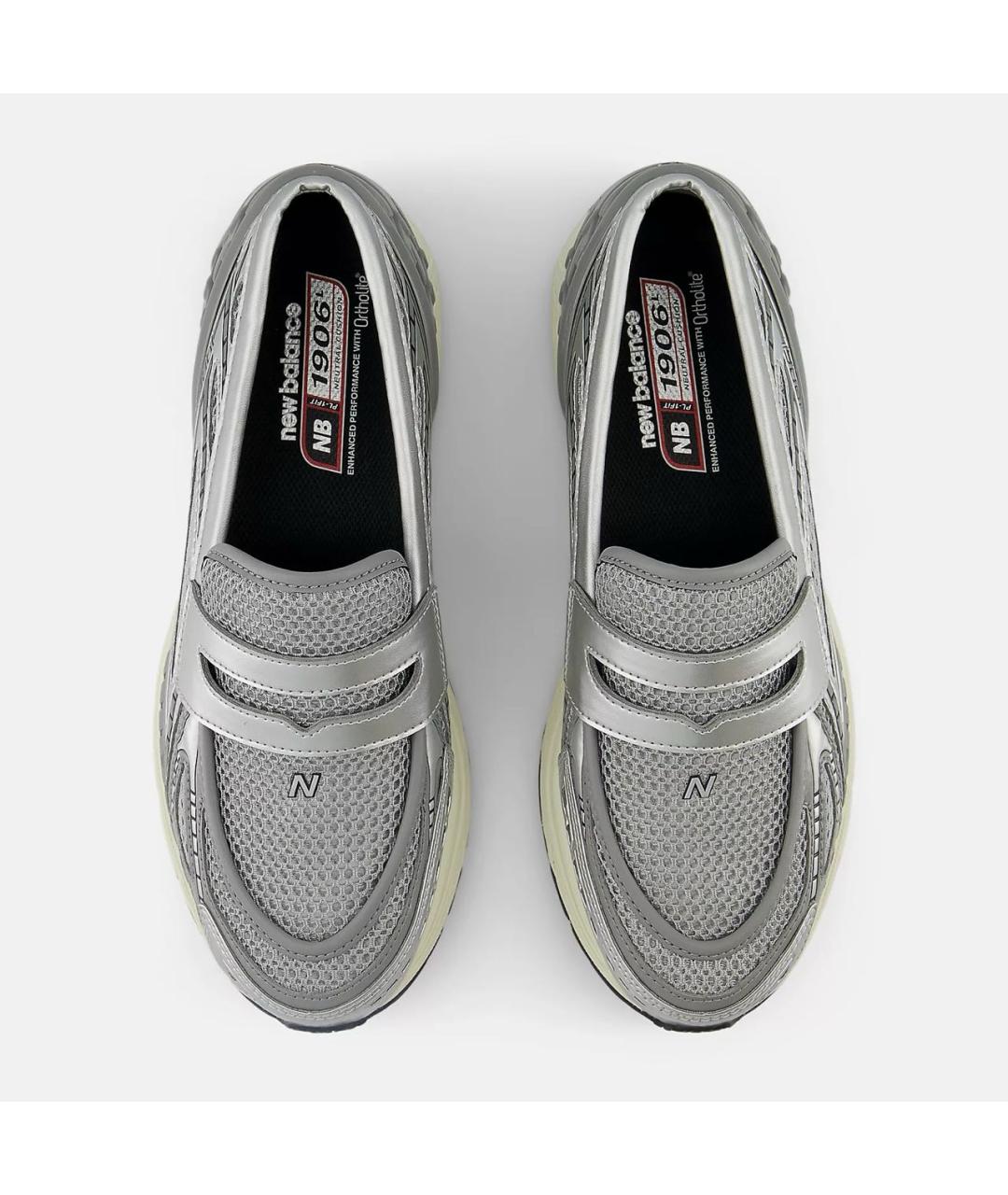 NEW BALANCE Серые лоферы, фото 3