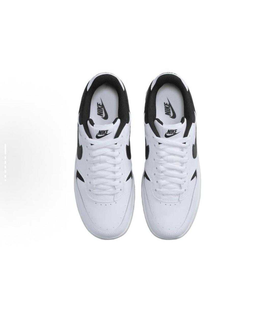 NIKE Белые кожаные низкие кроссовки / кеды, фото 3