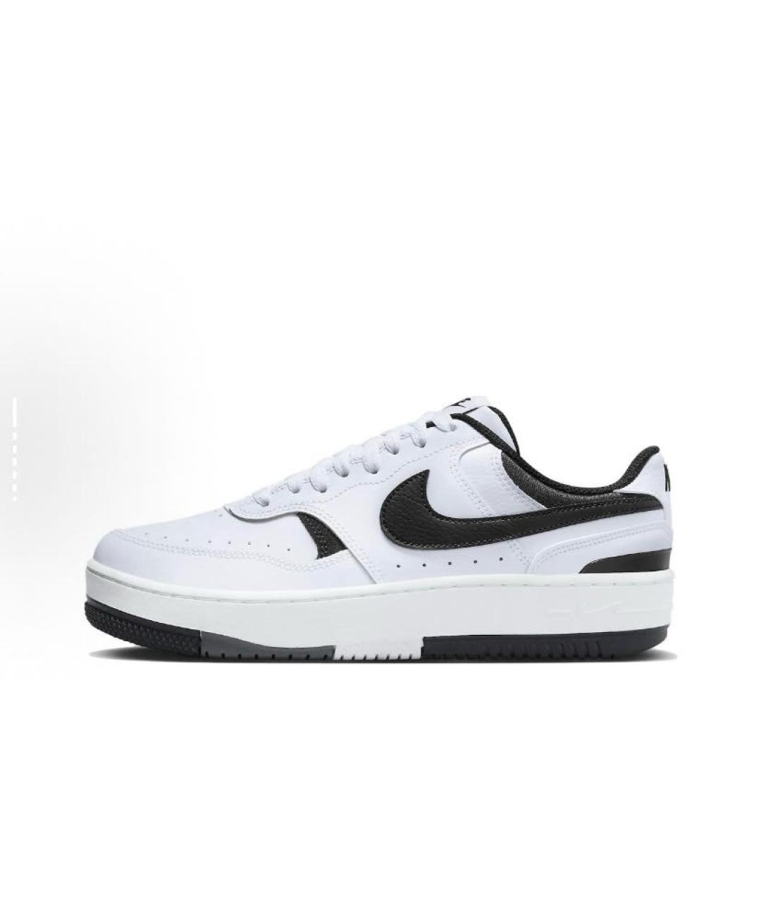 NIKE Белые кожаные низкие кроссовки / кеды, фото 2