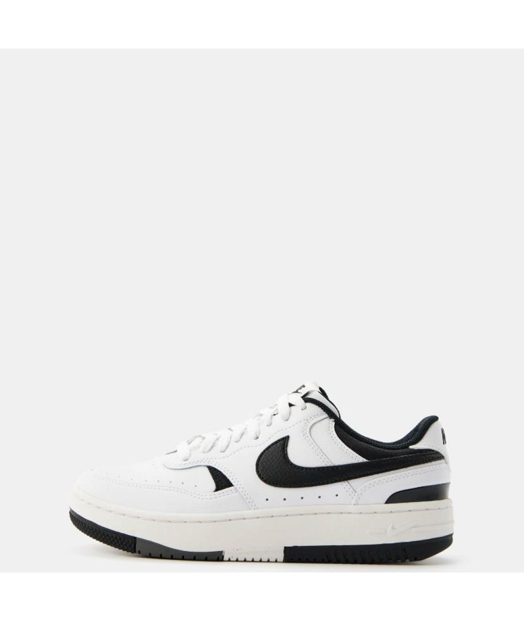 NIKE Белые кожаные низкие кроссовки / кеды, фото 6