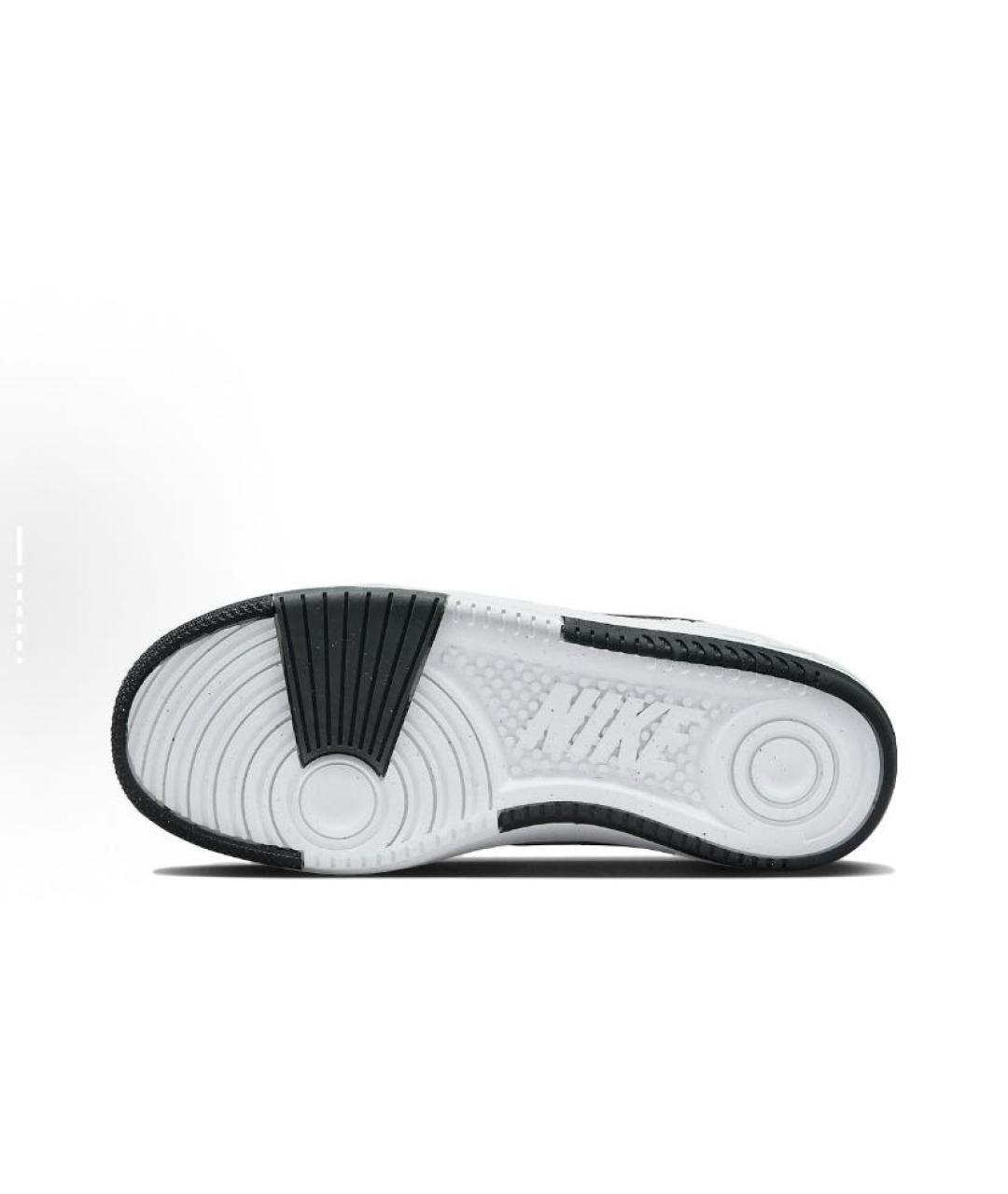 NIKE Белые кожаные низкие кроссовки / кеды, фото 5