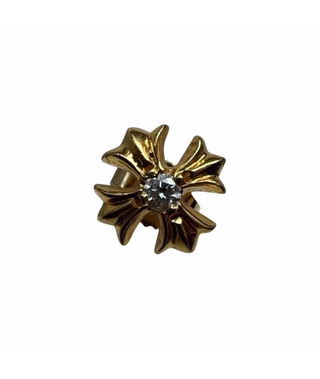 CHROME HEARTS Серьги из желтого золота, фото 1