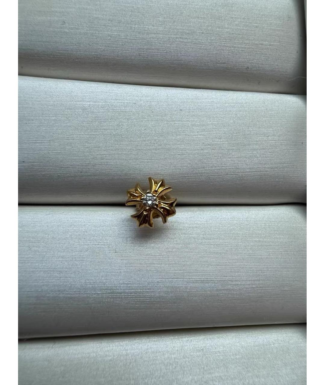 CHROME HEARTS Серьги из желтого золота, фото 2