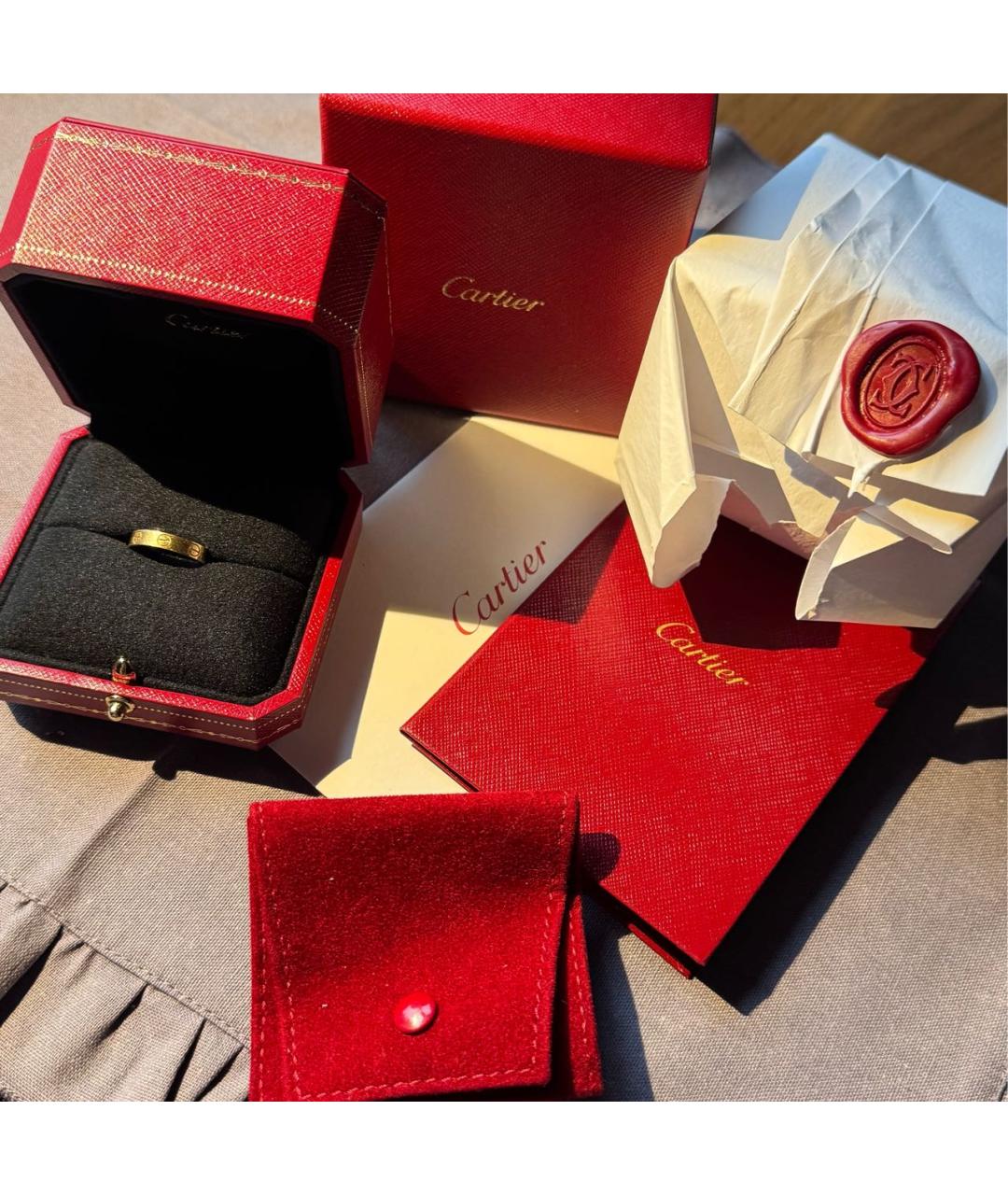 CARTIER Золотое кольцо из желтого золота, фото 3