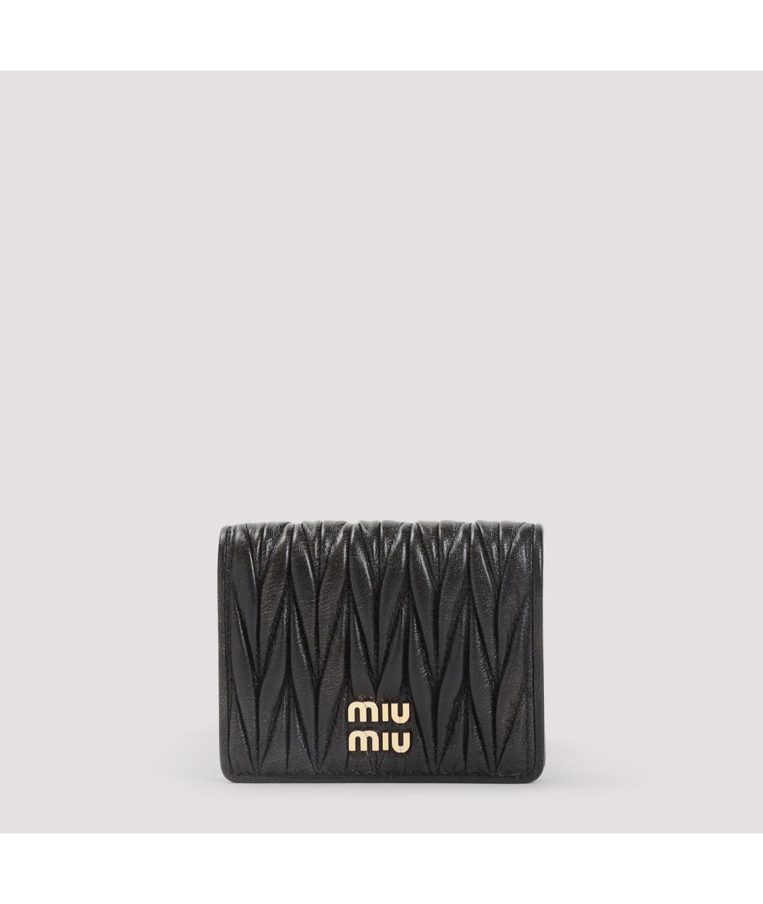 MIU MIU Коричневый кожаный кошелек, фото 2