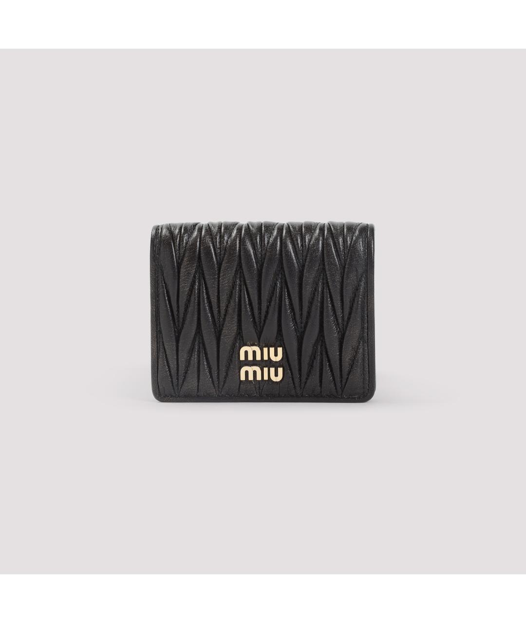 MIU MIU Коричневый кожаный кошелек, фото 3