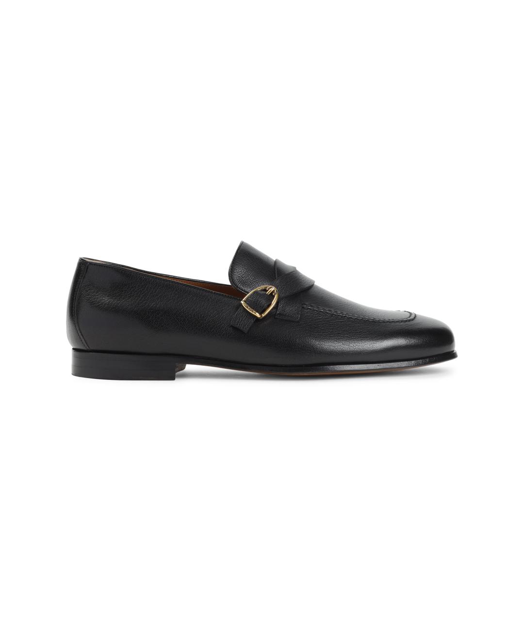 TOM FORD Черные кожаные лоферы, фото 1