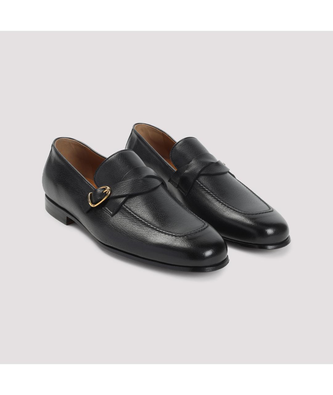 TOM FORD Черные кожаные лоферы, фото 5