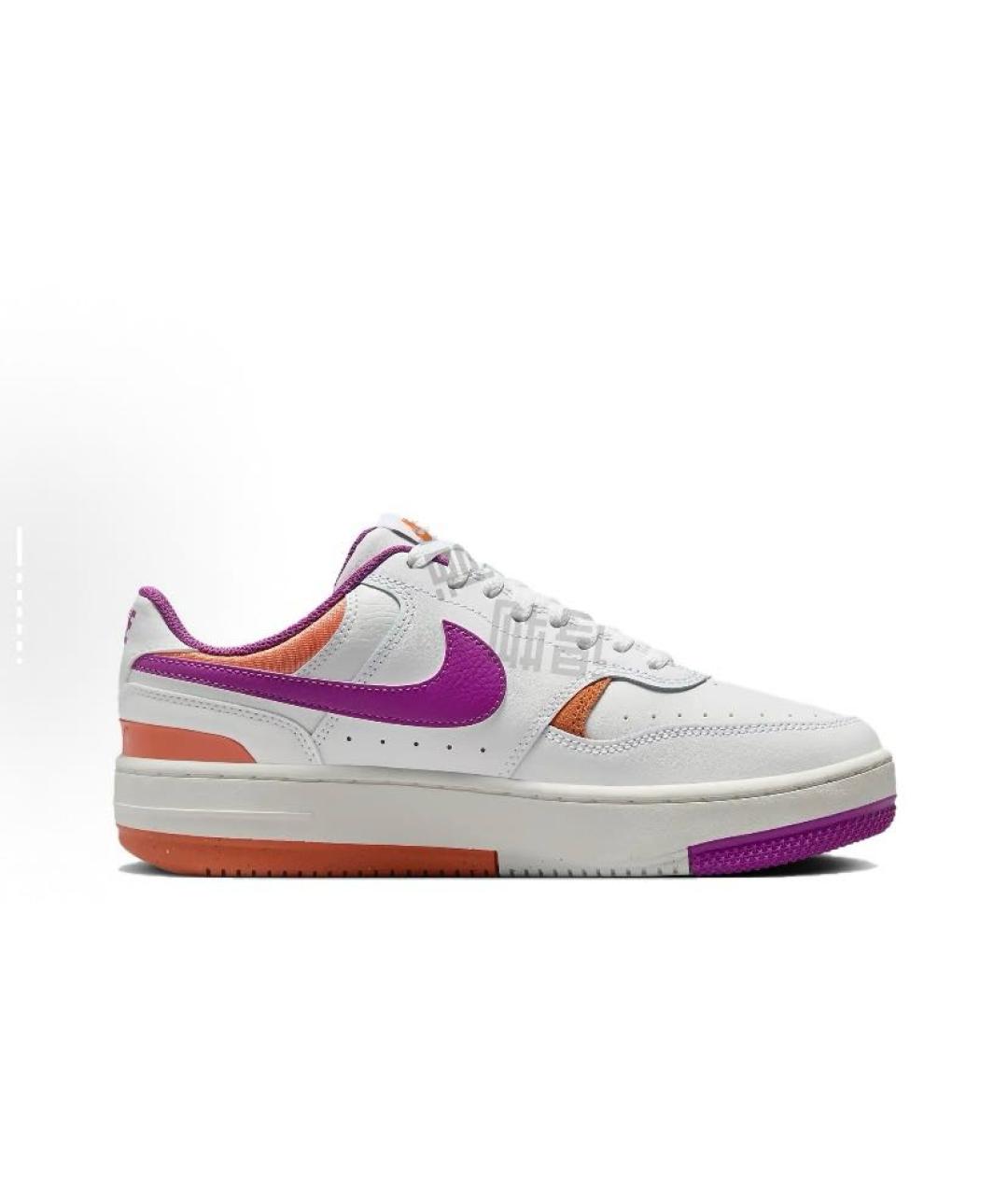 NIKE Белые кожаные низкие кроссовки / кеды, фото 8