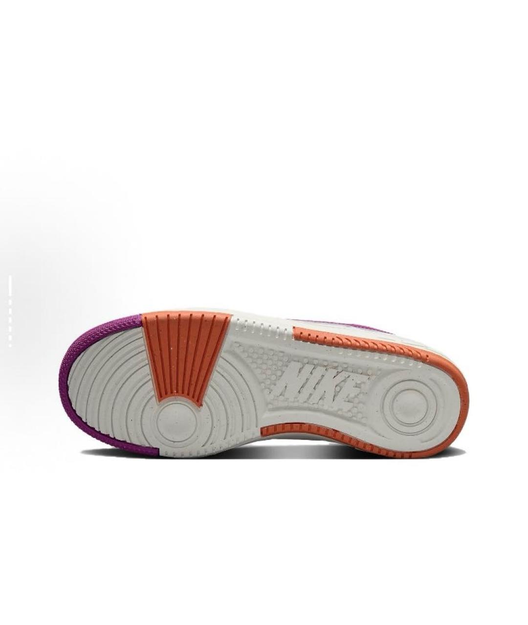 NIKE Белые кожаные низкие кроссовки / кеды, фото 7