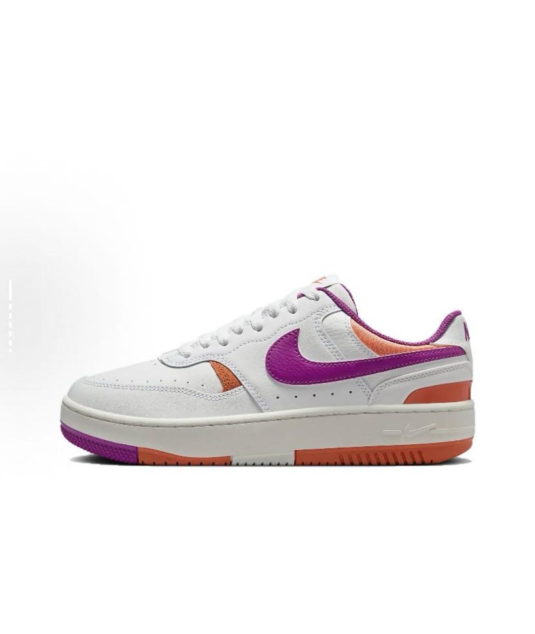 NIKE Белые кожаные низкие кроссовки / кеды, фото 3