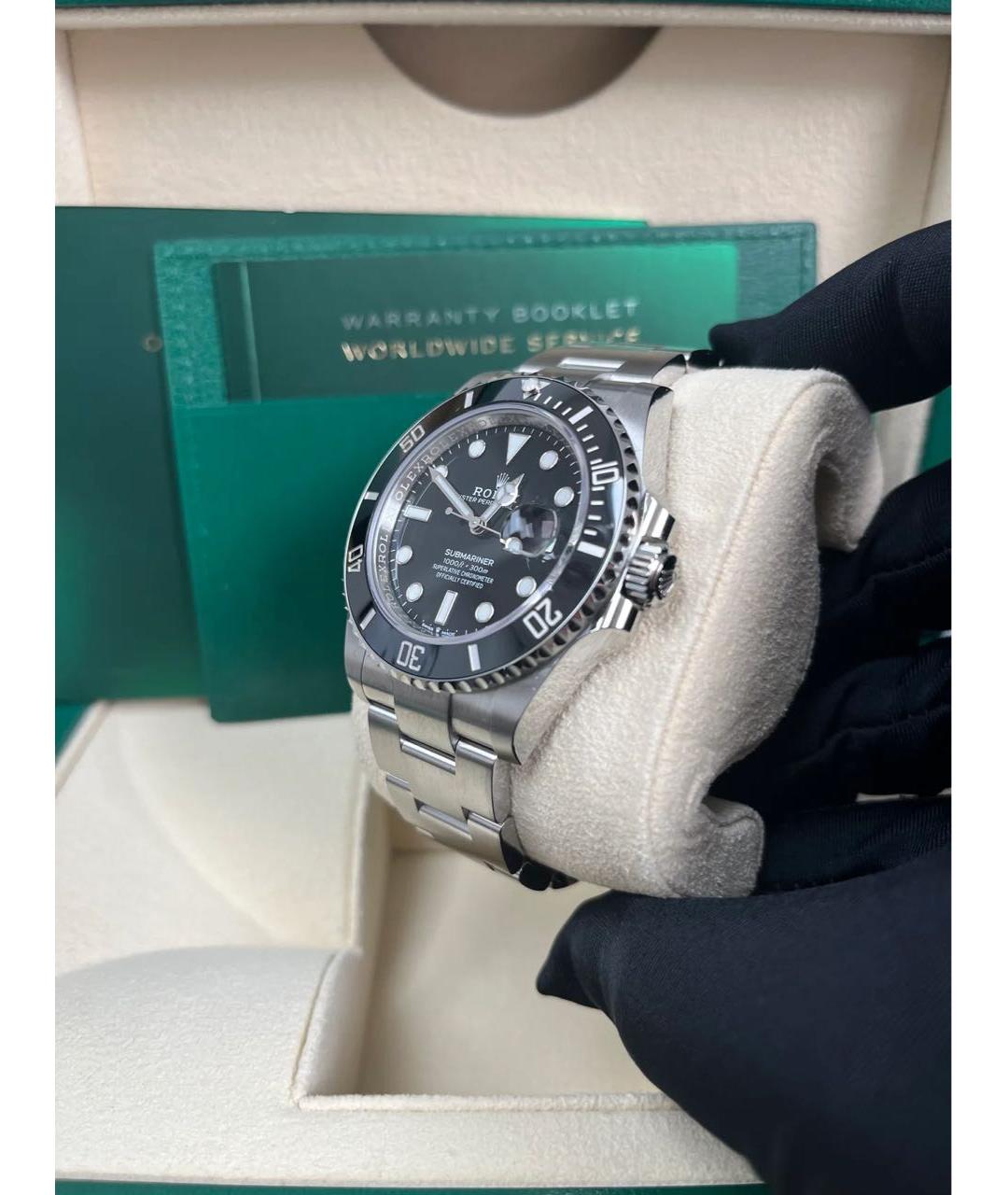 ROLEX Черные часы, фото 8