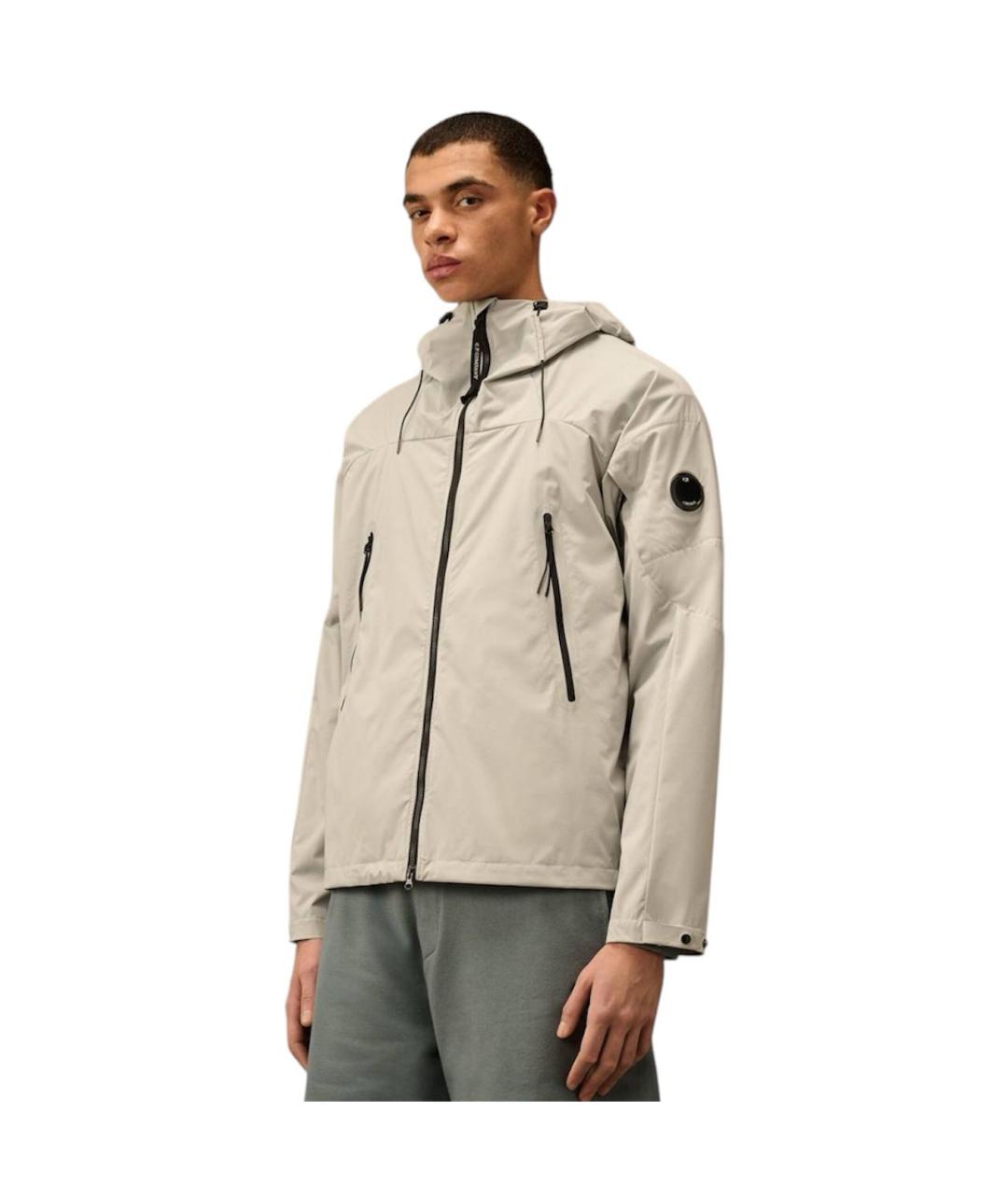 CP COMPANY Бежевая полиэстеровая спортивная куртка, фото 8