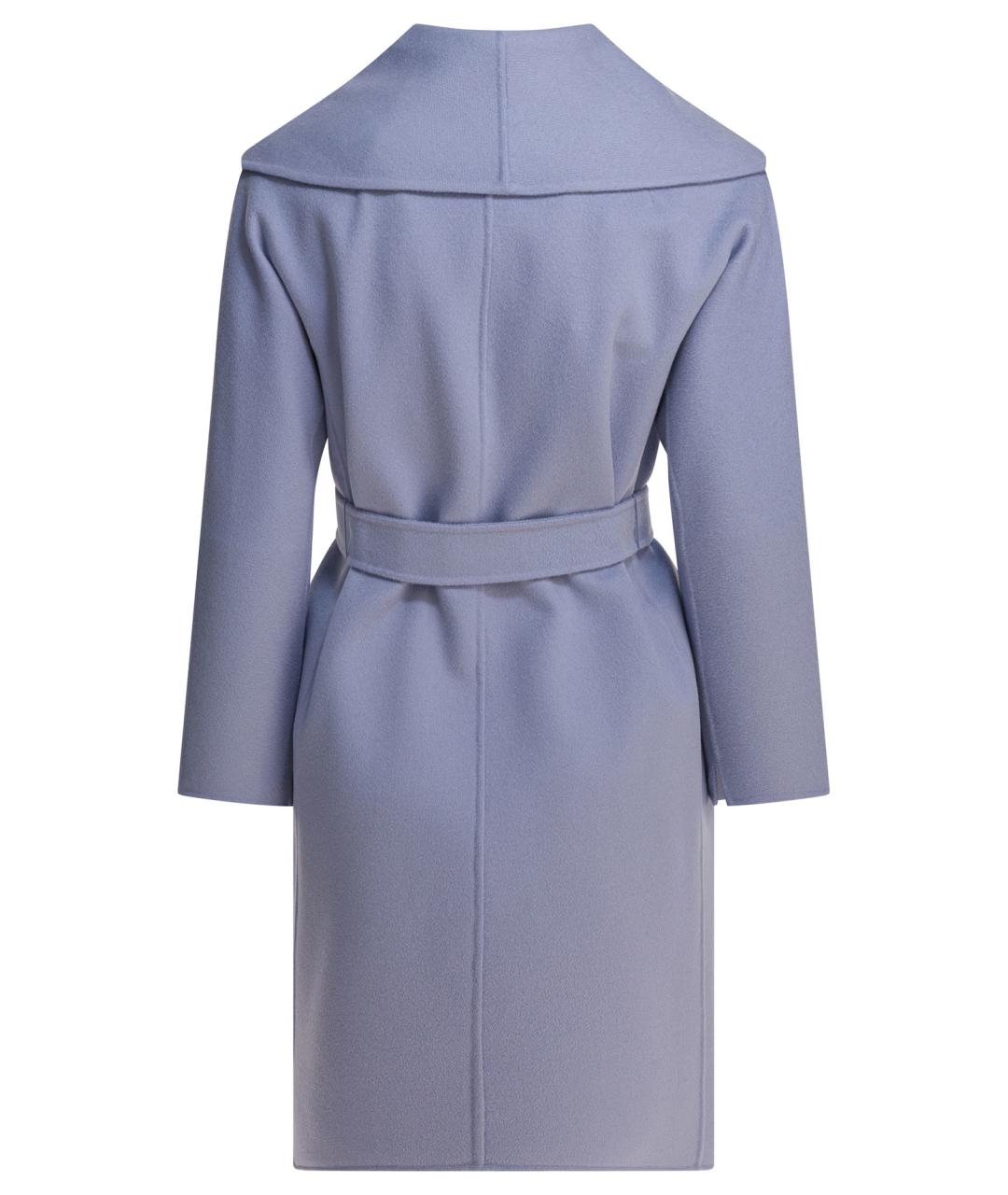 'S MAX MARA Голубое шерстяное пальто, фото 2