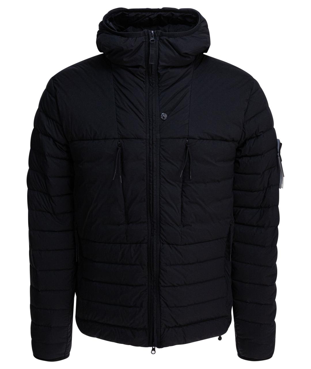 STONE ISLAND Черная полиэстеровая куртка, фото 1
