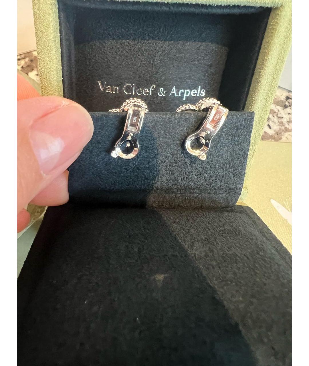 VAN CLEEF & ARPELS Белые серьги из белого золота, фото 4