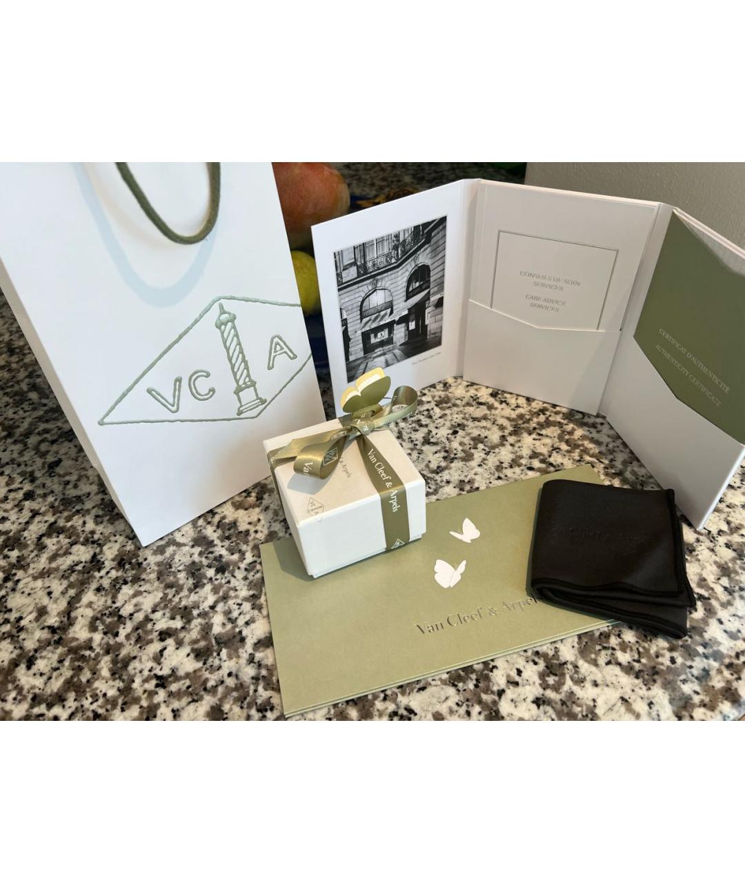 VAN CLEEF & ARPELS Белые серьги из белого золота, фото 5