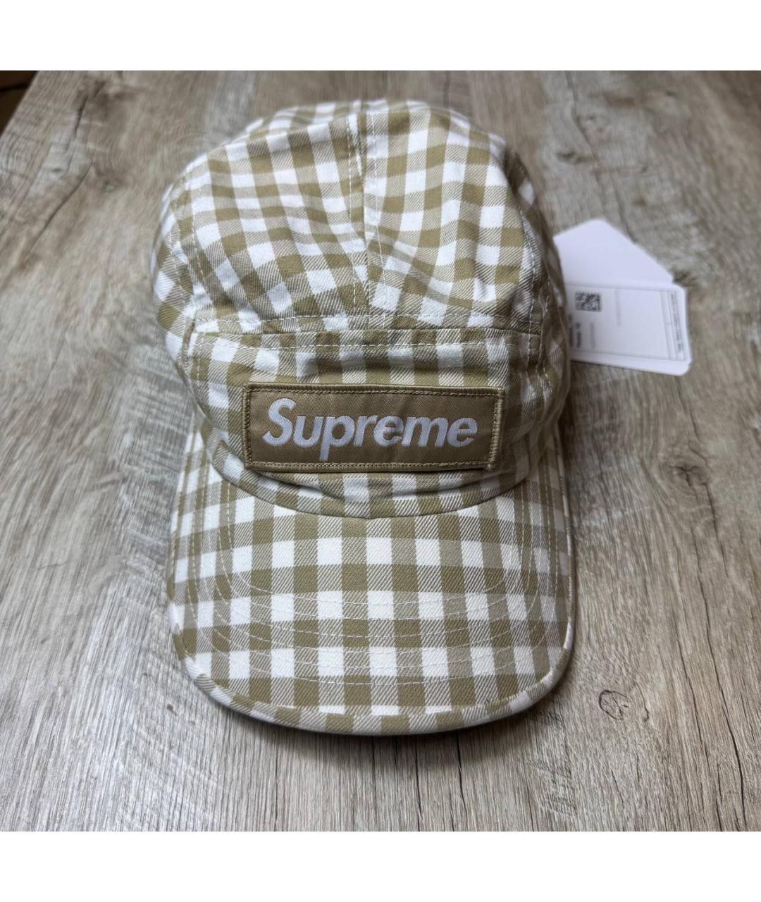 SUPREME Бежевая кепка/бейсболка, фото 10