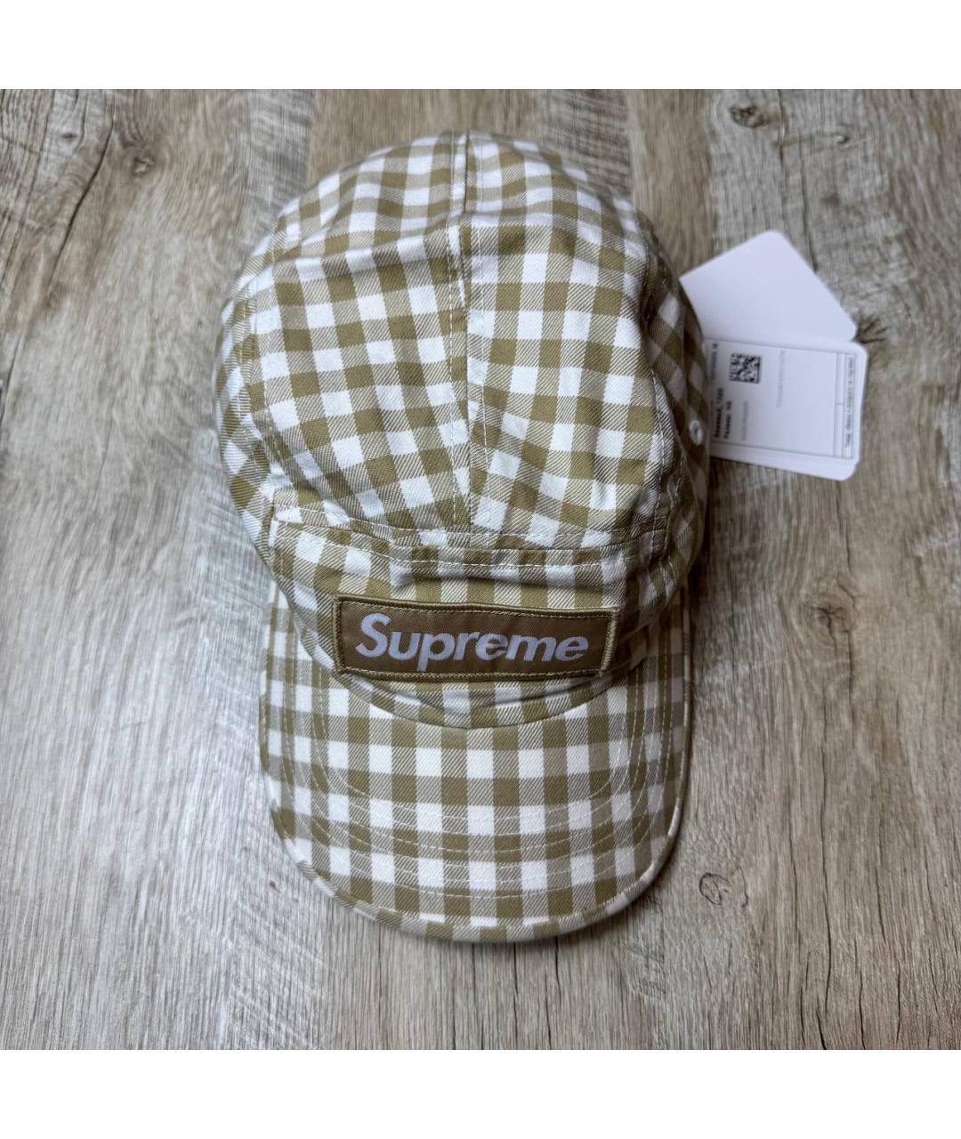 SUPREME Бежевая кепка/бейсболка, фото 3