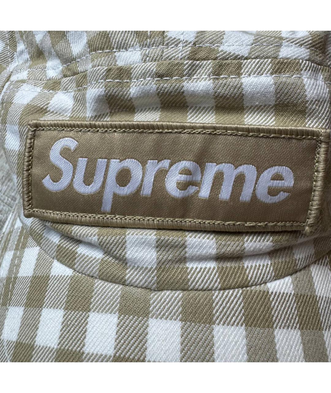 SUPREME Бежевая кепка/бейсболка, фото 5
