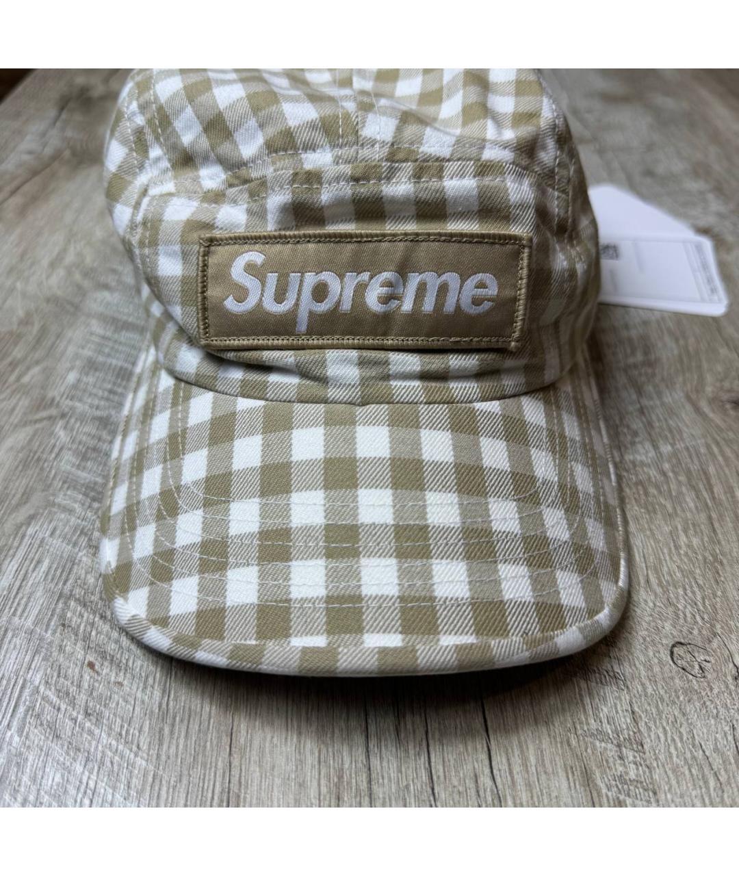SUPREME Бежевая кепка/бейсболка, фото 2