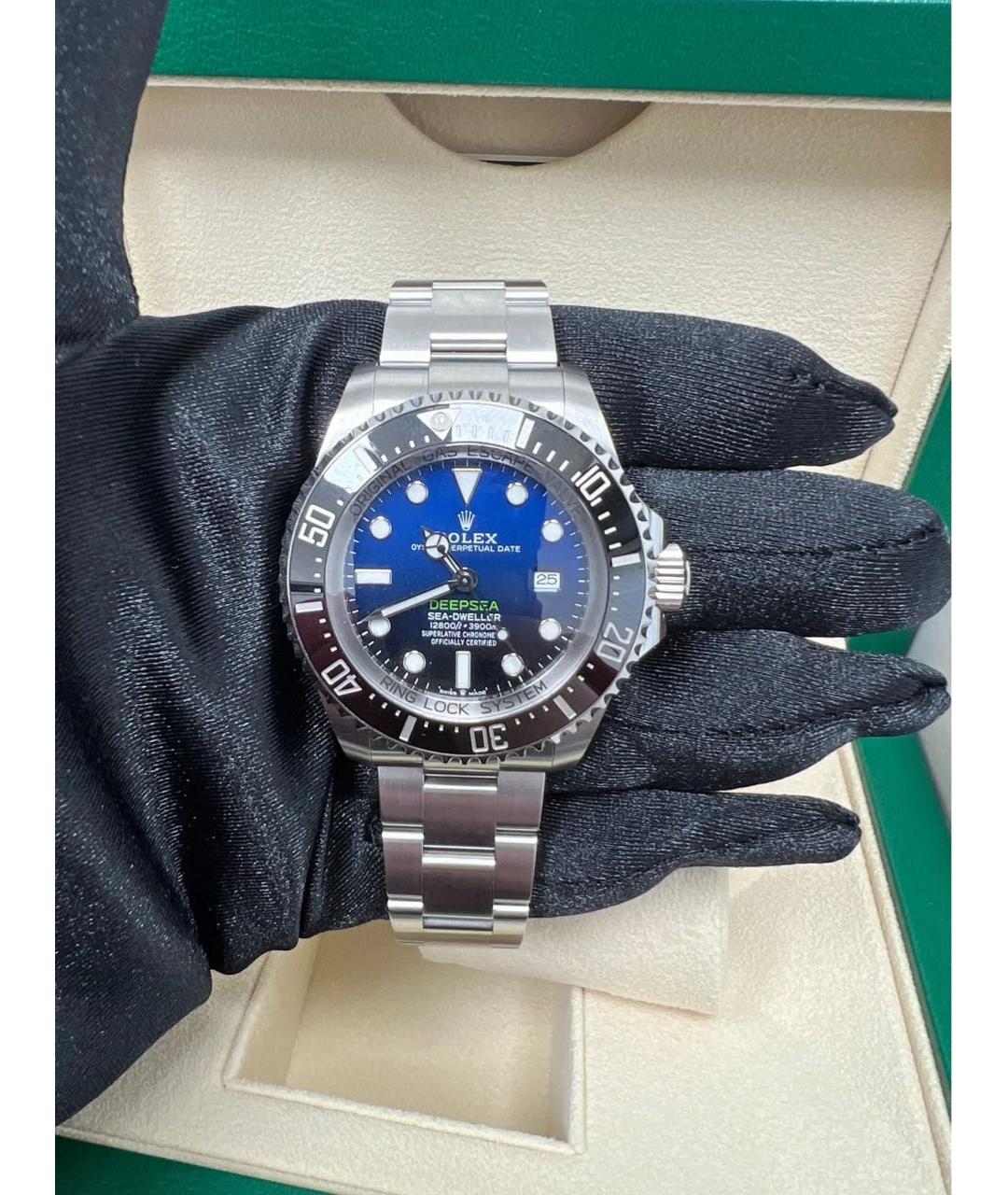 ROLEX Темно-синие часы, фото 3