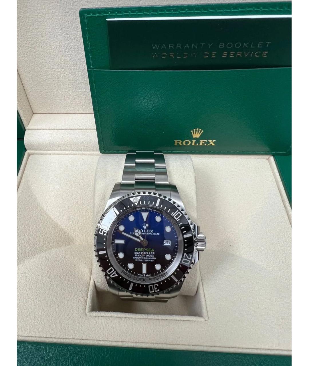 ROLEX Темно-синие часы, фото 2