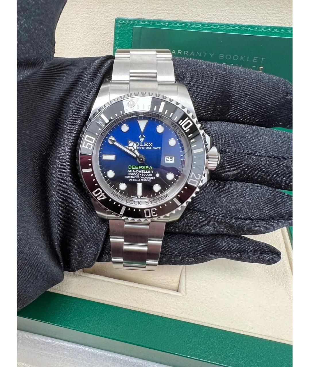 ROLEX Темно-синие часы, фото 4