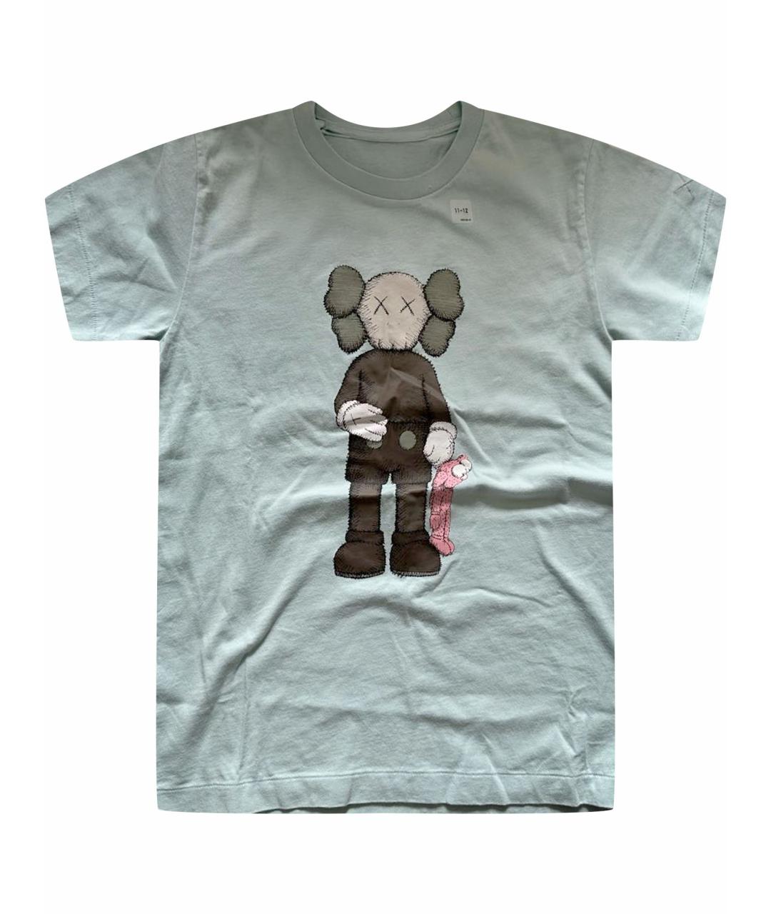 KAWS Бирюзовый хлопковый детская футболка / топ, фото 1