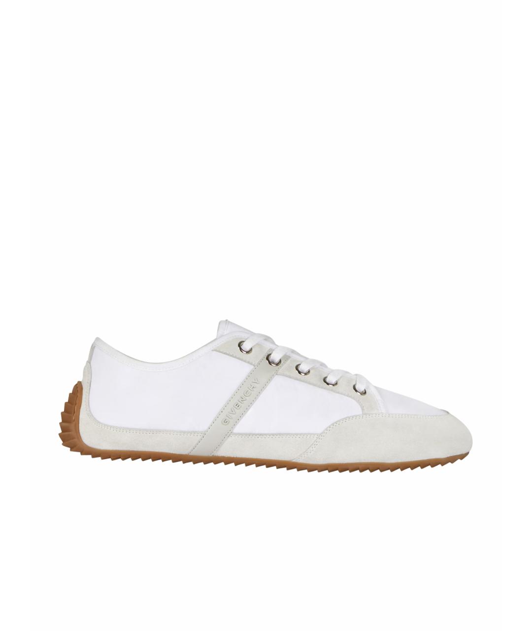 GIVENCHY Белые текстильные низкие кроссовки / кеды, фото 1