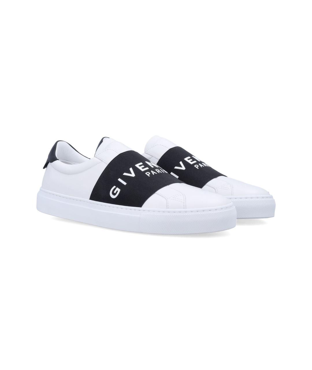 GIVENCHY Белые кожаные слипоны, фото 2