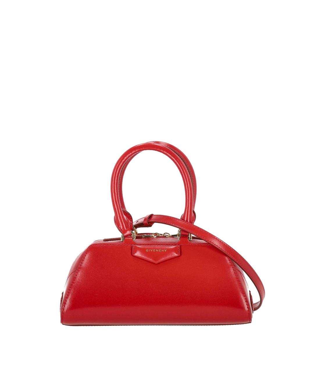 GIVENCHY Красная кожаная сумка тоут, фото 1