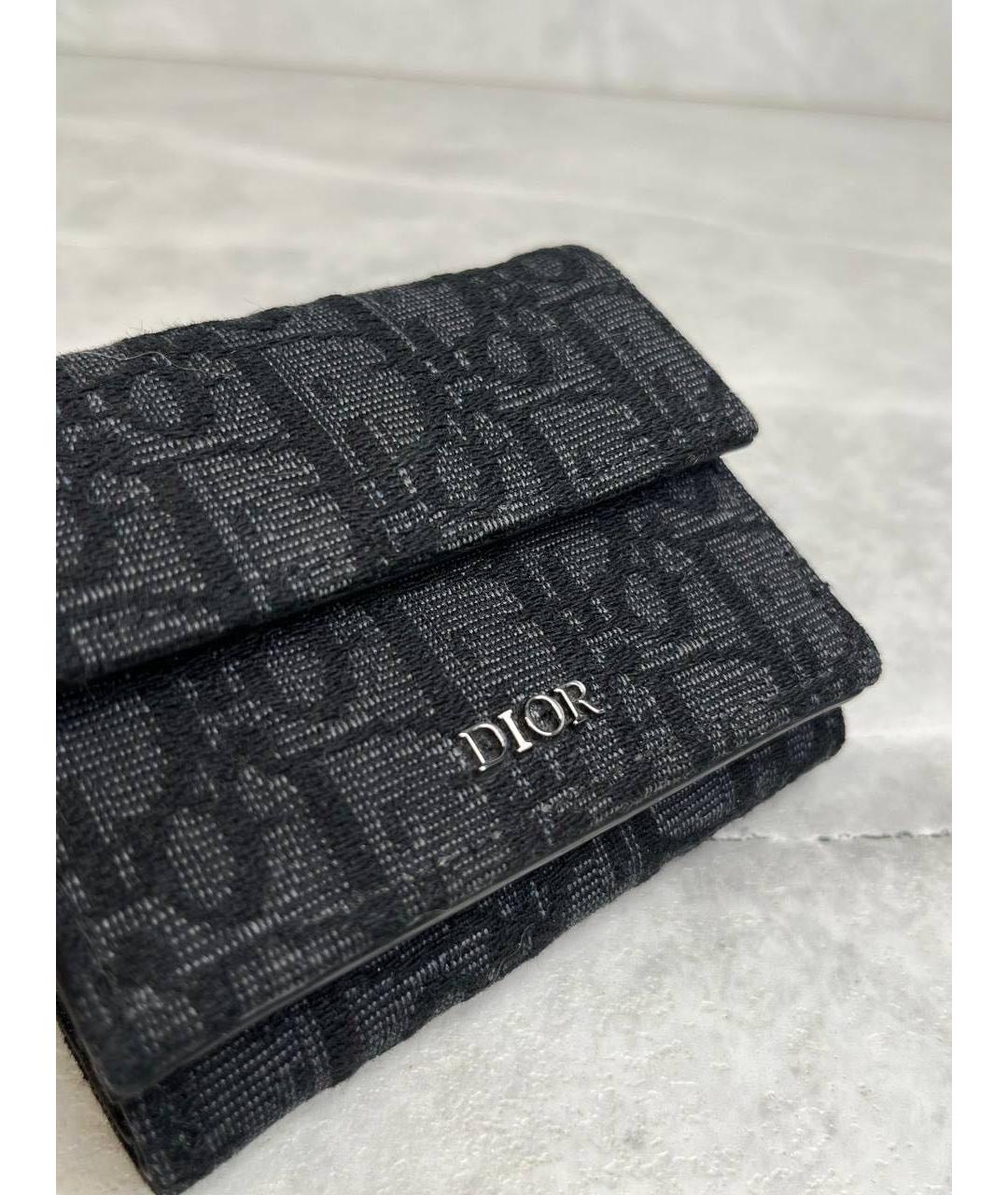 CHRISTIAN DIOR Черный кошелек, фото 4