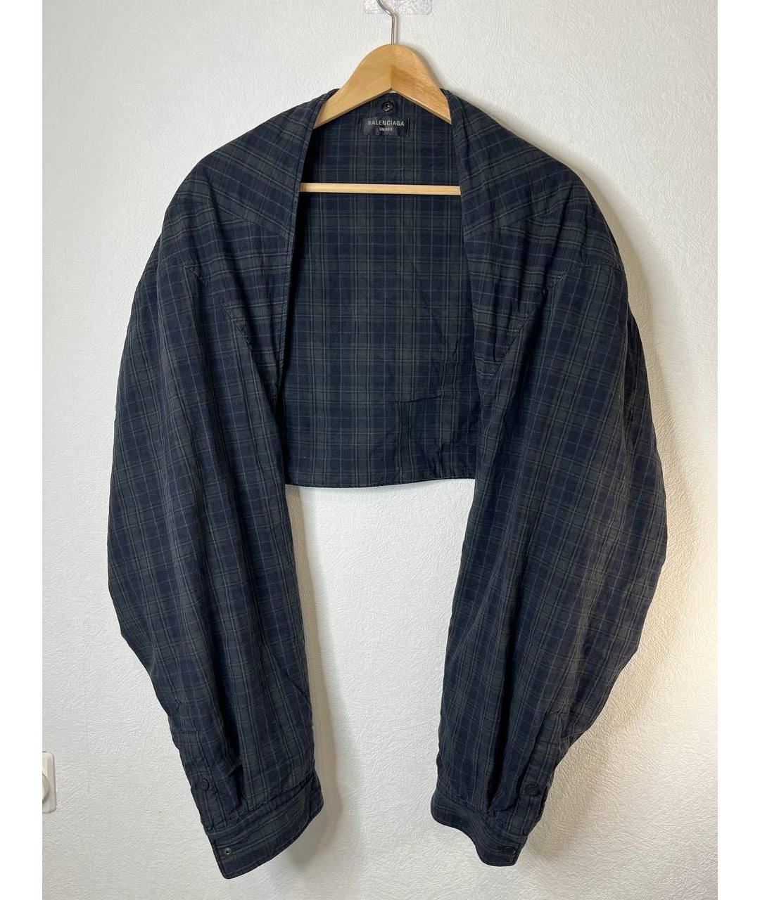 BALENCIAGA Мульти хлопковая кэжуал рубашка, фото 4