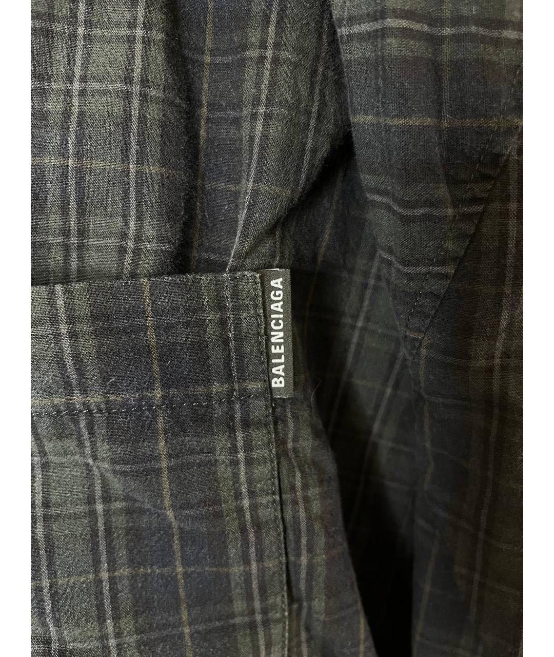 BALENCIAGA Мульти хлопковая кэжуал рубашка, фото 3