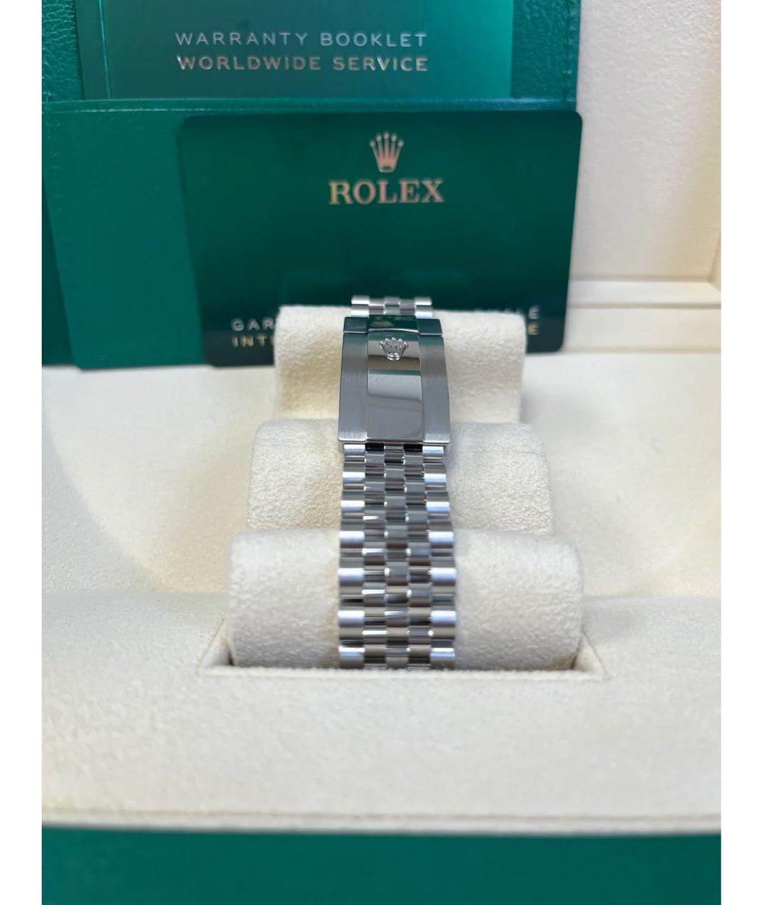 ROLEX Синие часы из белого золота, фото 7