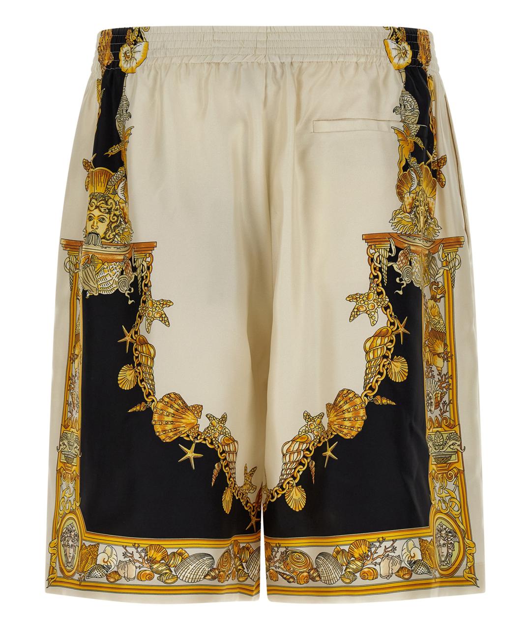 VERSACE Мульти шелковые шорты, фото 2