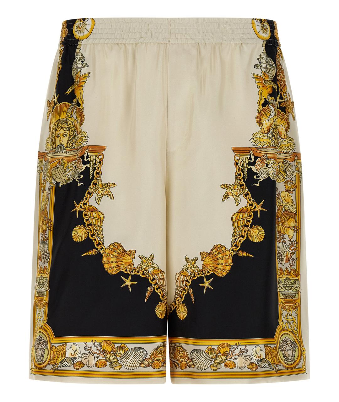 VERSACE Мульти шелковые шорты, фото 1