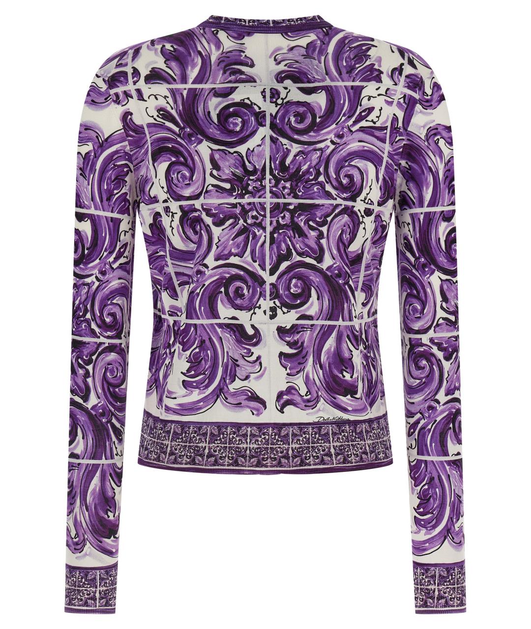 DOLCE&GABBANA Мульти шелковый кардиган, фото 2
