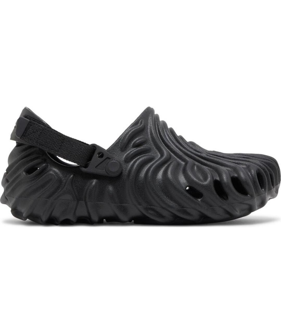 CROCS Антрацитовые резиновые сандалии, фото 1